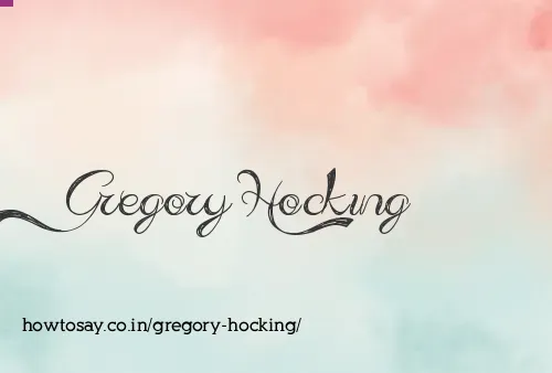 Gregory Hocking