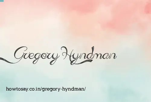 Gregory Hyndman