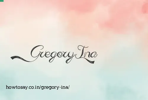 Gregory Ina