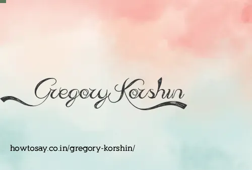 Gregory Korshin