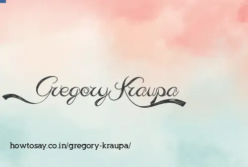 Gregory Kraupa