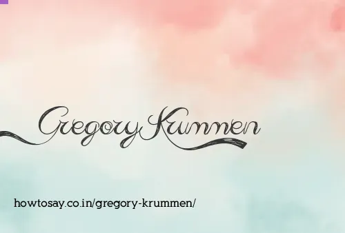 Gregory Krummen