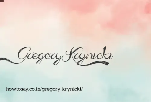 Gregory Krynicki