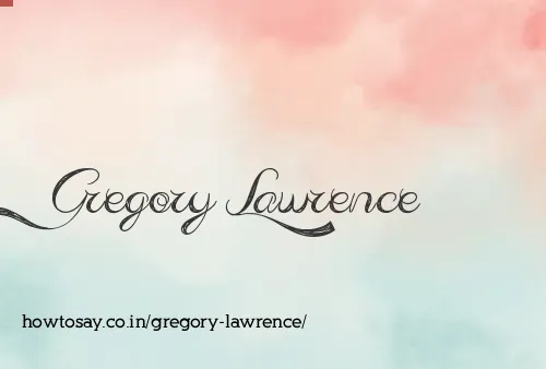 Gregory Lawrence