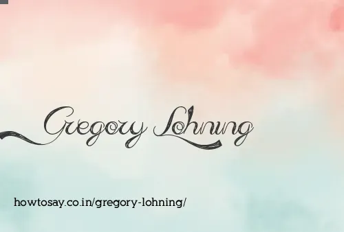 Gregory Lohning