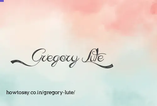 Gregory Lute