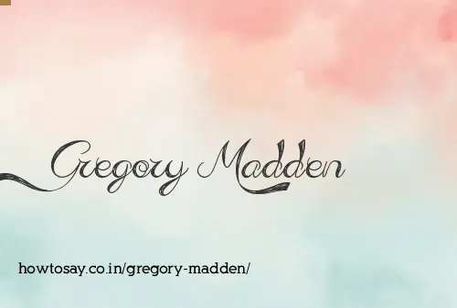 Gregory Madden