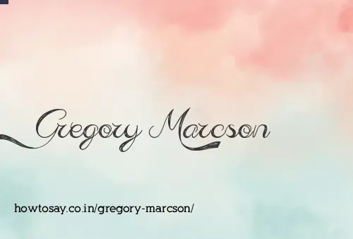 Gregory Marcson