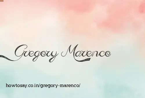 Gregory Marenco