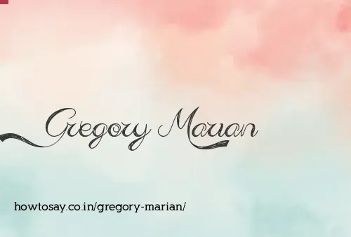 Gregory Marian