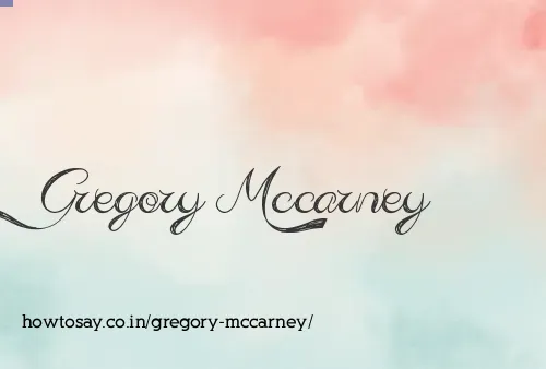 Gregory Mccarney