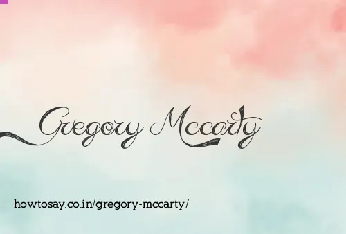 Gregory Mccarty