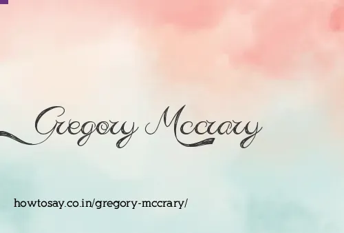 Gregory Mccrary