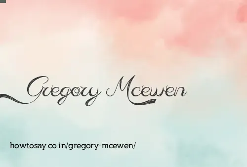 Gregory Mcewen