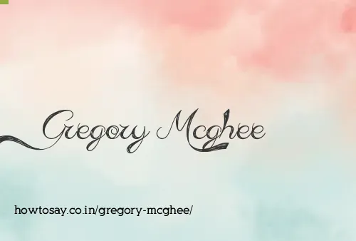 Gregory Mcghee