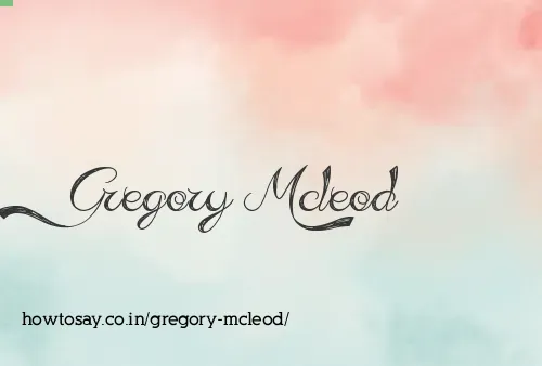 Gregory Mcleod