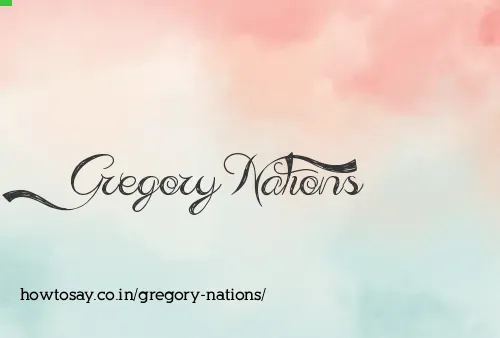 Gregory Nations