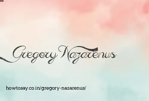 Gregory Nazarenus