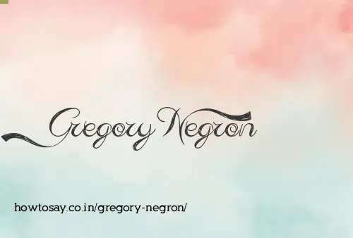 Gregory Negron