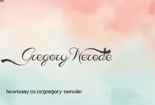 Gregory Nerode