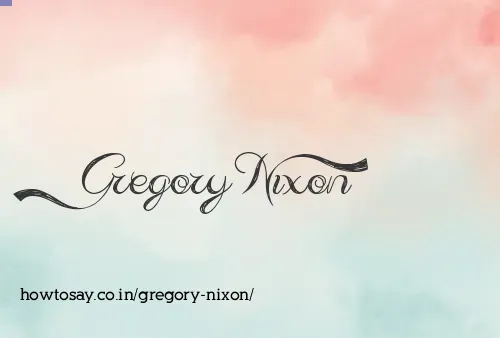 Gregory Nixon