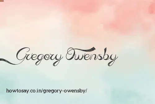 Gregory Owensby