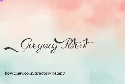 Gregory Patent