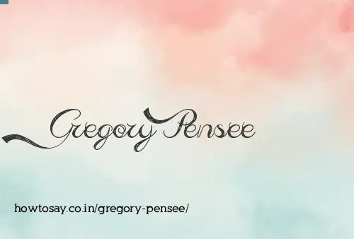 Gregory Pensee