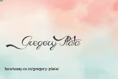 Gregory Plata