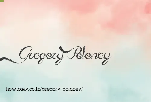 Gregory Poloney