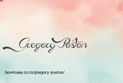 Gregory Poston