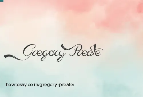Gregory Preate