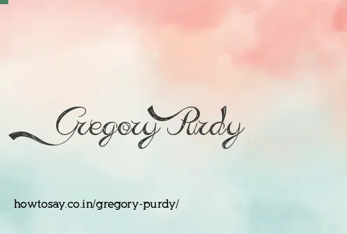 Gregory Purdy