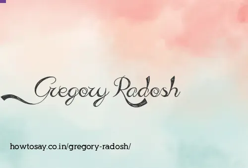Gregory Radosh