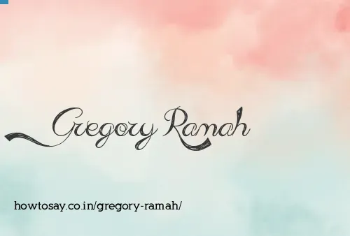 Gregory Ramah