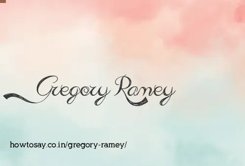 Gregory Ramey