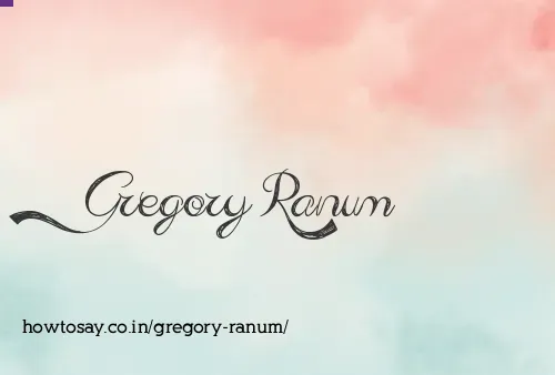 Gregory Ranum