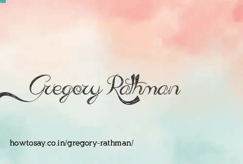 Gregory Rathman