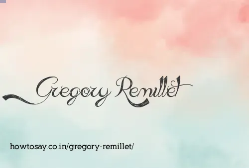 Gregory Remillet