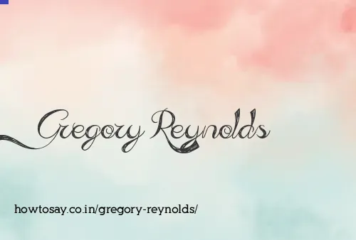 Gregory Reynolds