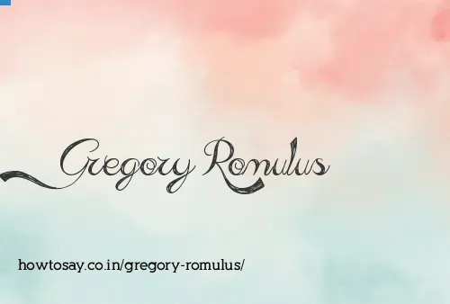 Gregory Romulus