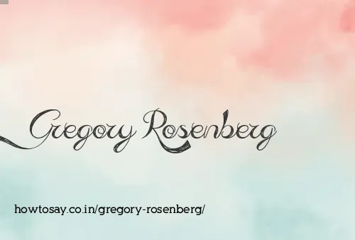Gregory Rosenberg