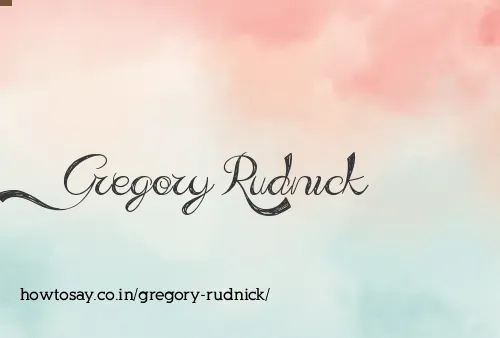 Gregory Rudnick