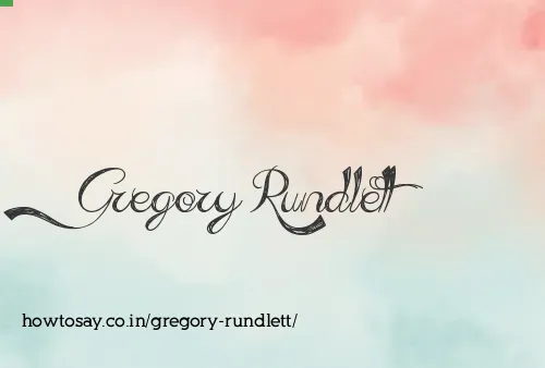 Gregory Rundlett