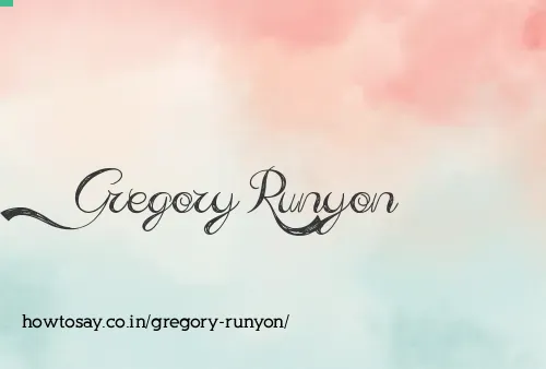Gregory Runyon