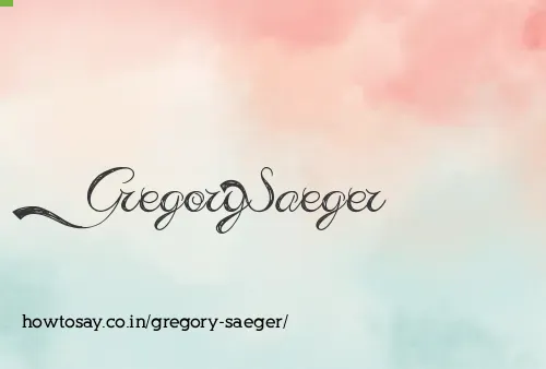 Gregory Saeger