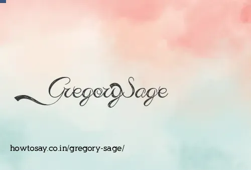 Gregory Sage