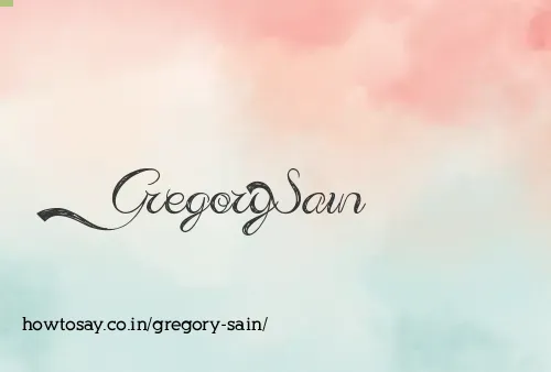 Gregory Sain