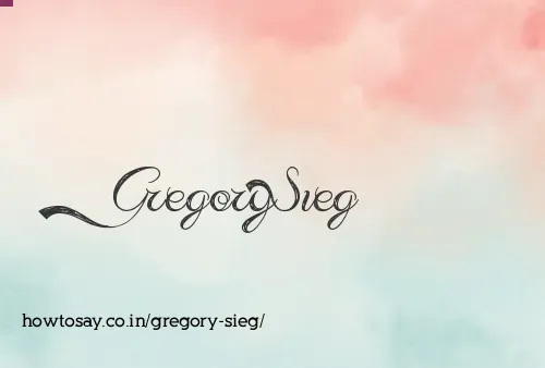 Gregory Sieg