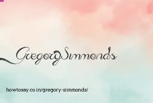 Gregory Simmonds